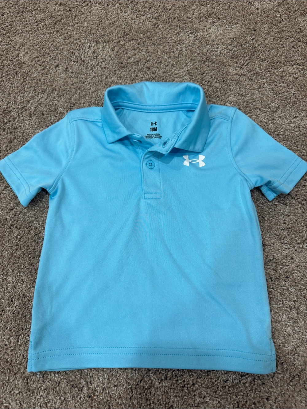 Under Armour Toddler Polo Shirt | Light Blue | Size 18M
